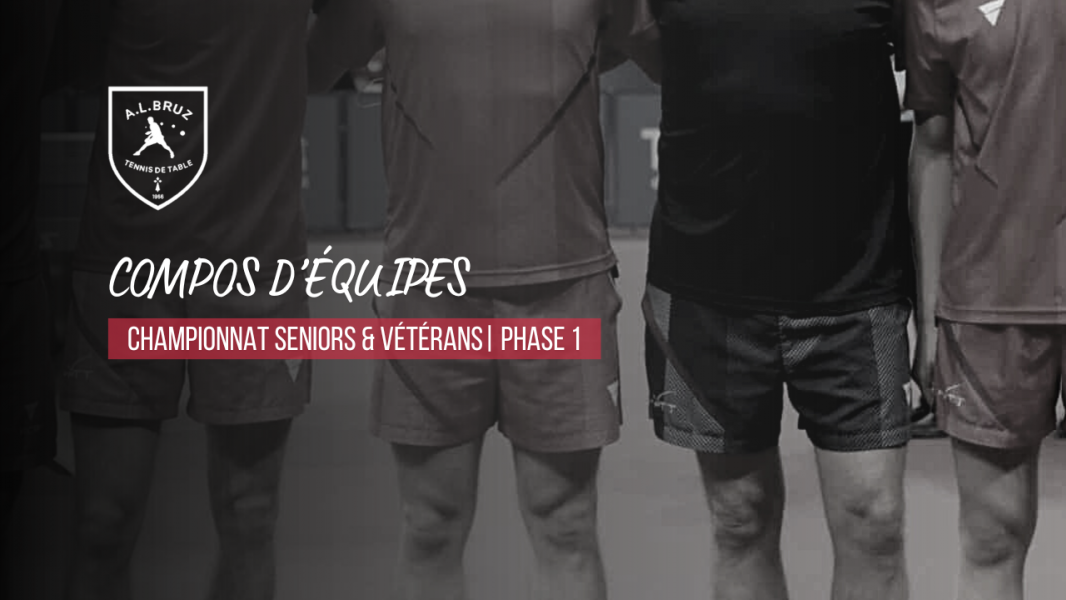 SENIORS & VÉTÉRANS | Les compos d'équipes