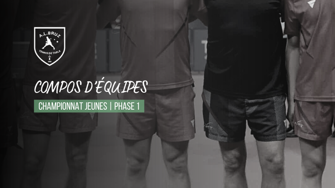 Champ. Jeunes | Les compos d'équipes !