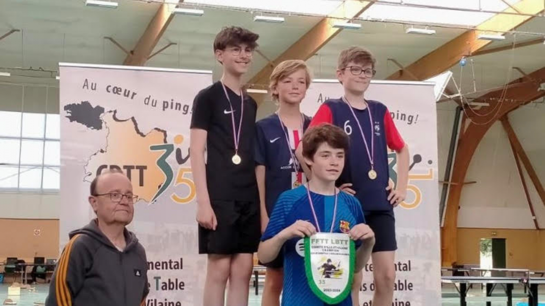 L'équipe benjamins/minimes championne d'Ille-et-Vilaine !