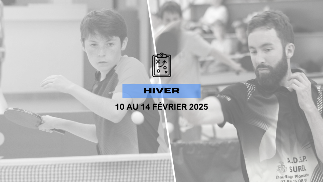 Hiver | Stage de Ping du 10 au 14 février